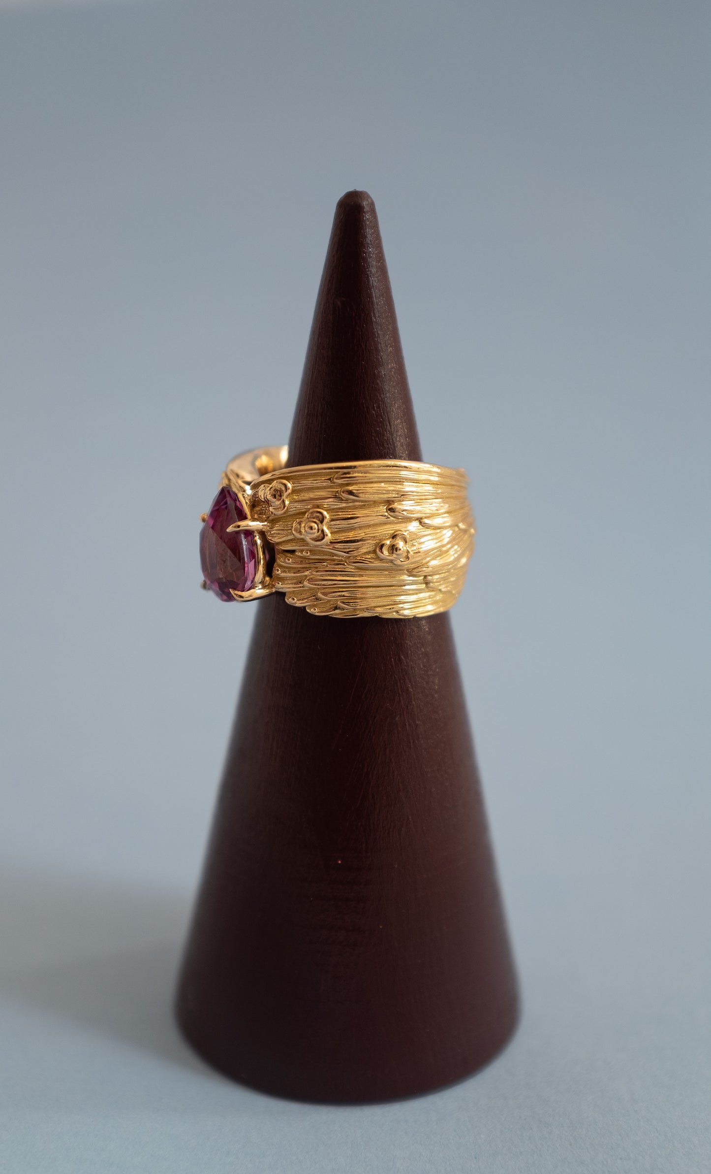 Luna Moth Ring ONE of ONE // 2.84ct Mehenge Garnet