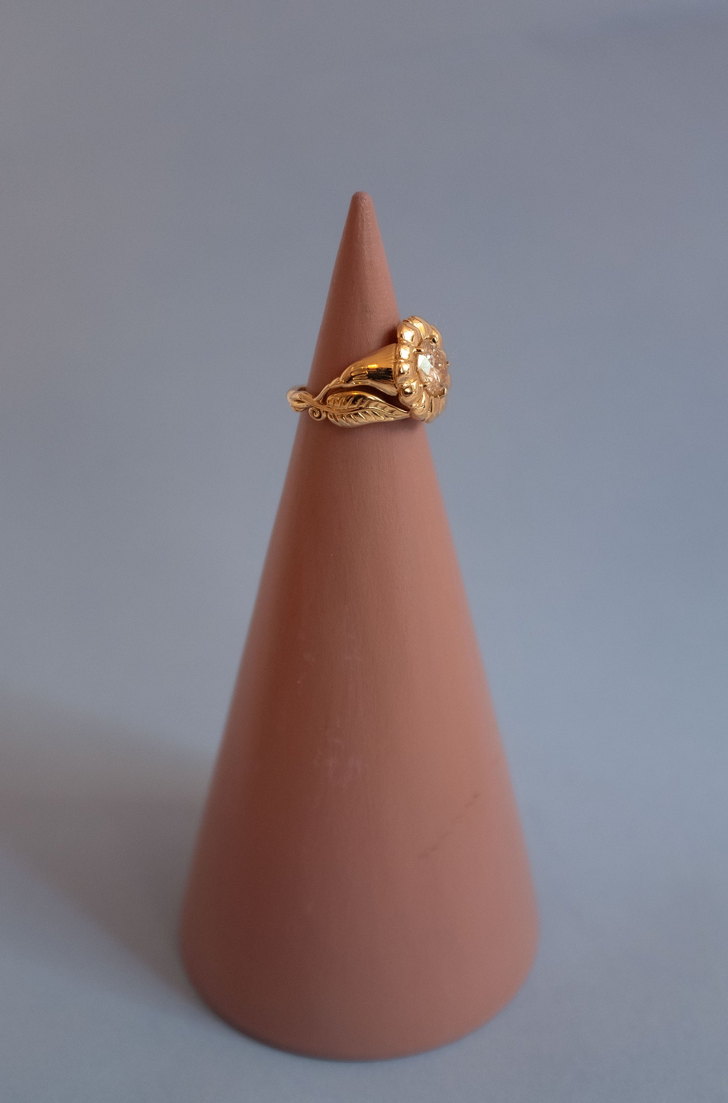 Moonflower Muse Ring with Gemstone