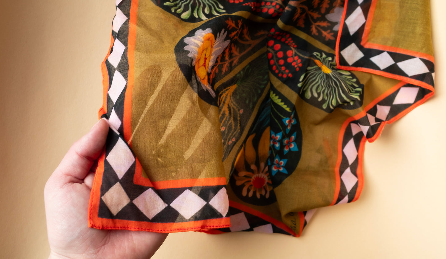 Secret Garden Cotton Scarf