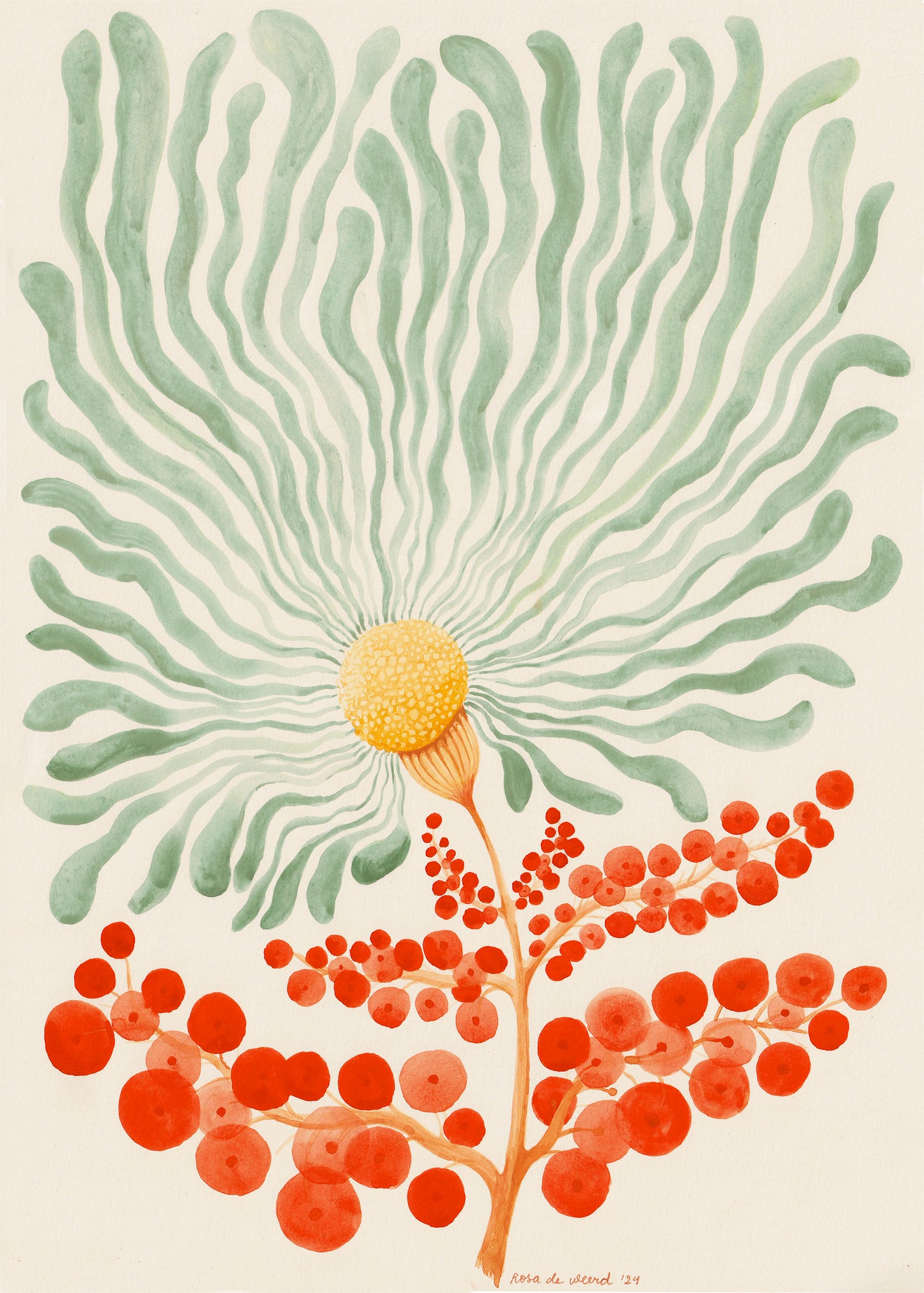 Secret Garden - Hexa One print