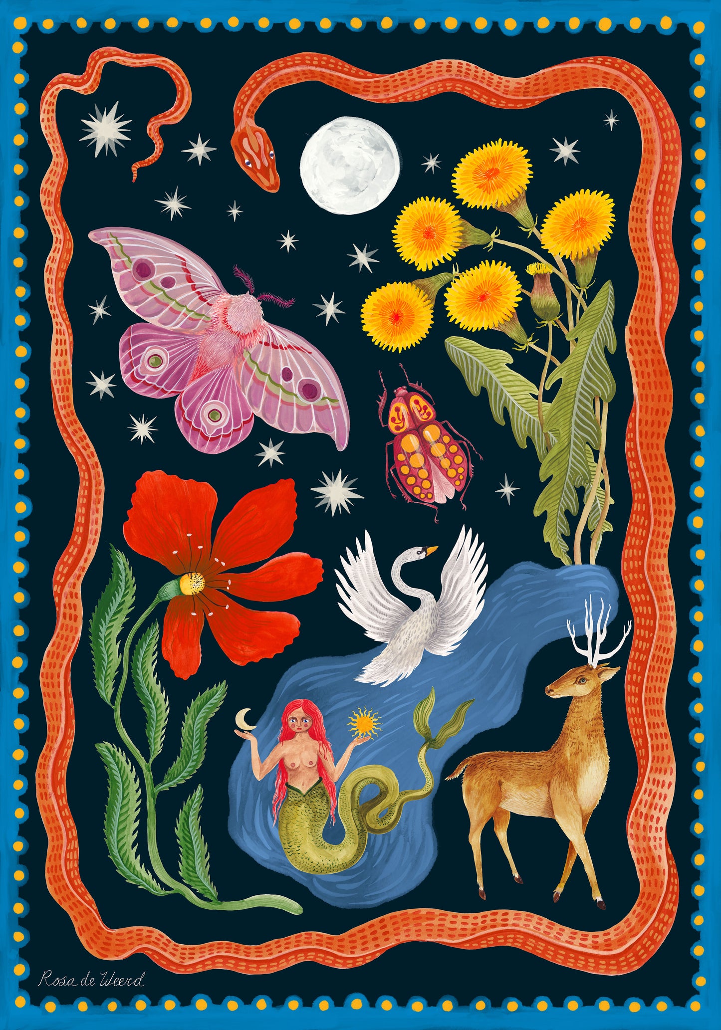 Midnight Garden Print