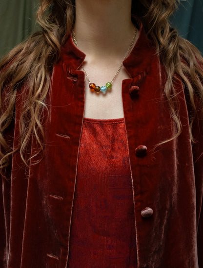 Bora Bead - Green Garnet