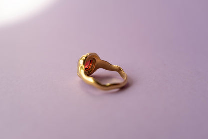 Akres Ring - cabochon stone