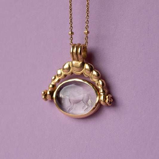 Oriel Spinner Pendant - Intaglio