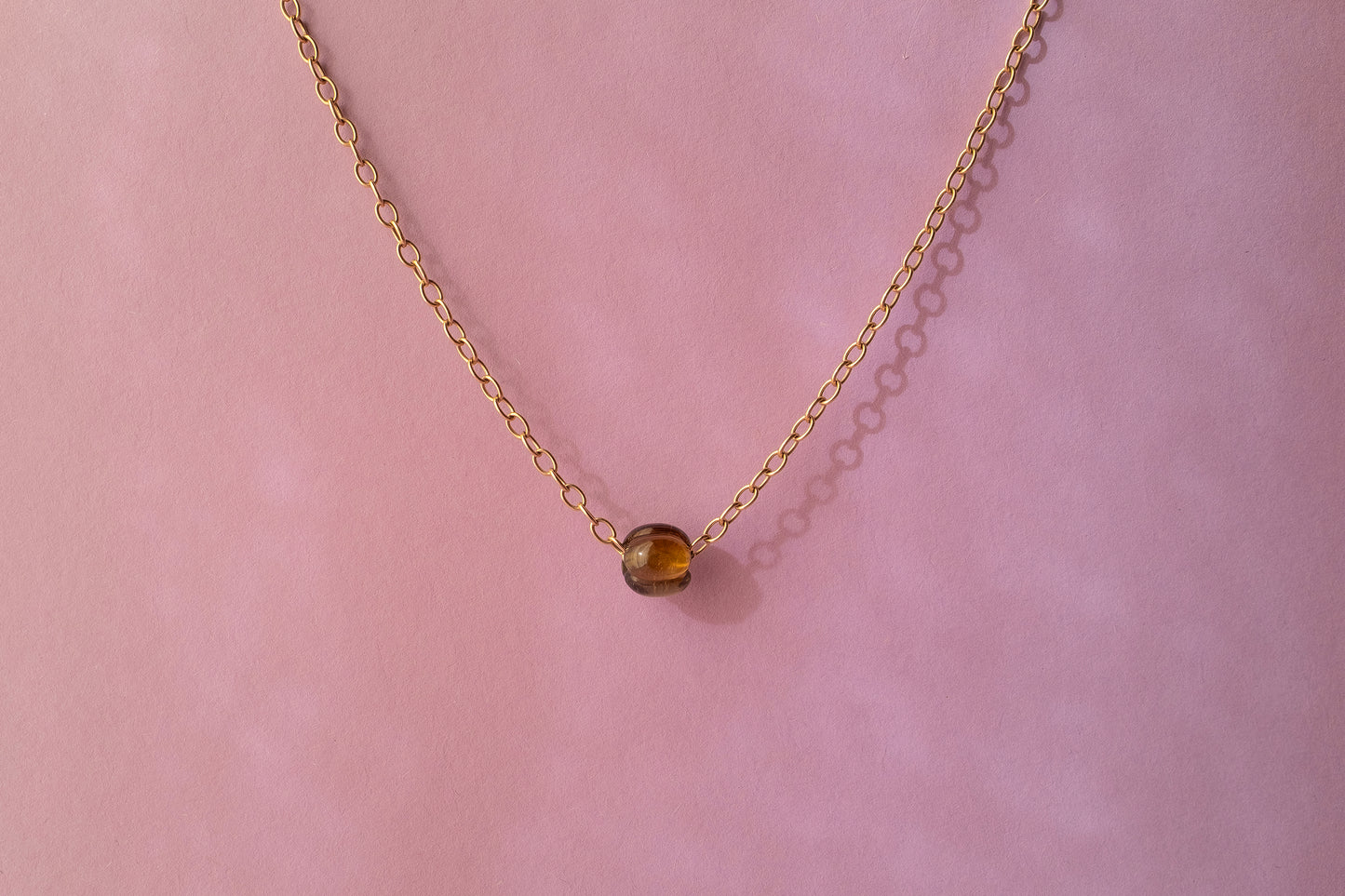 Bora Bead - Brown Olive Tourmaline