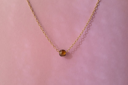 Bora Bead - Brown Olive Tourmaline