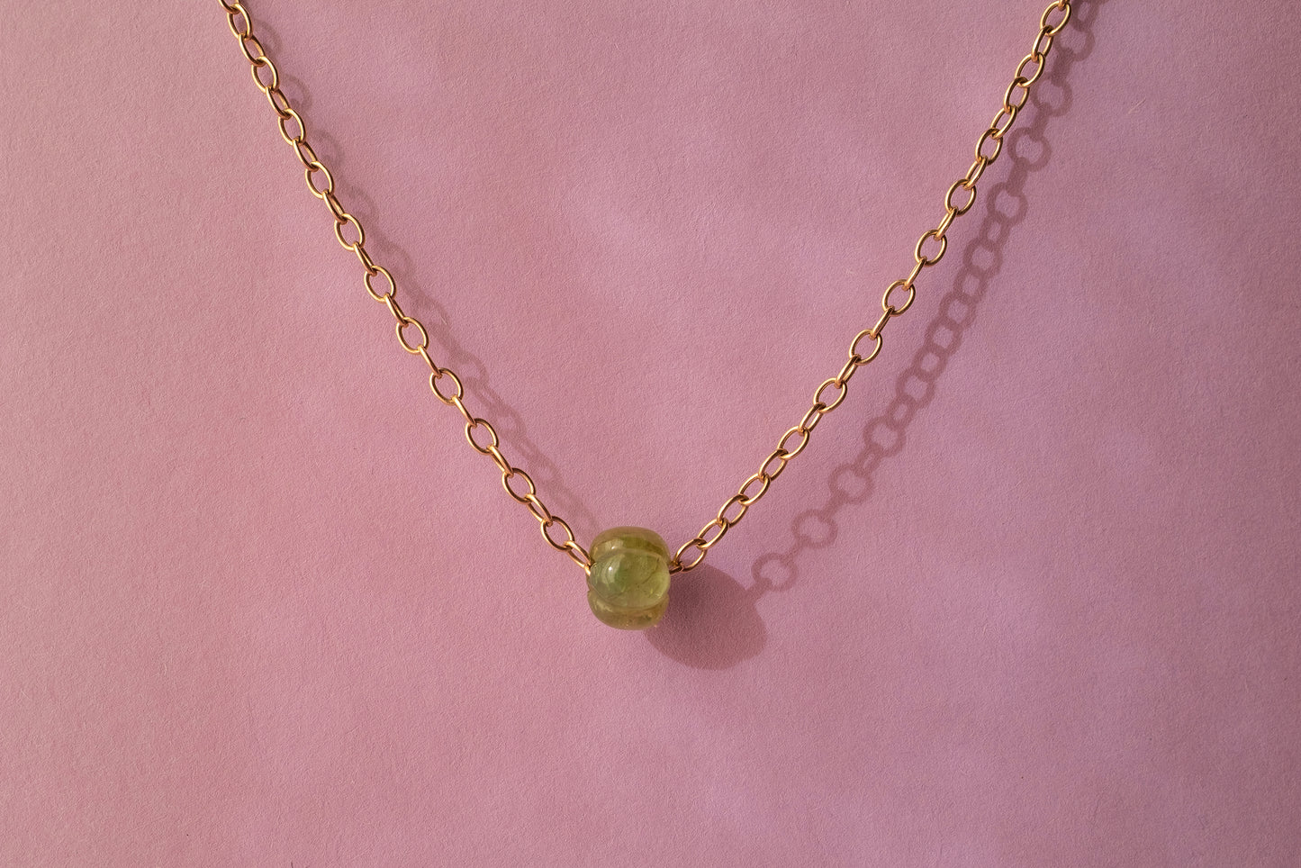 Bora Bead - Green Garnet