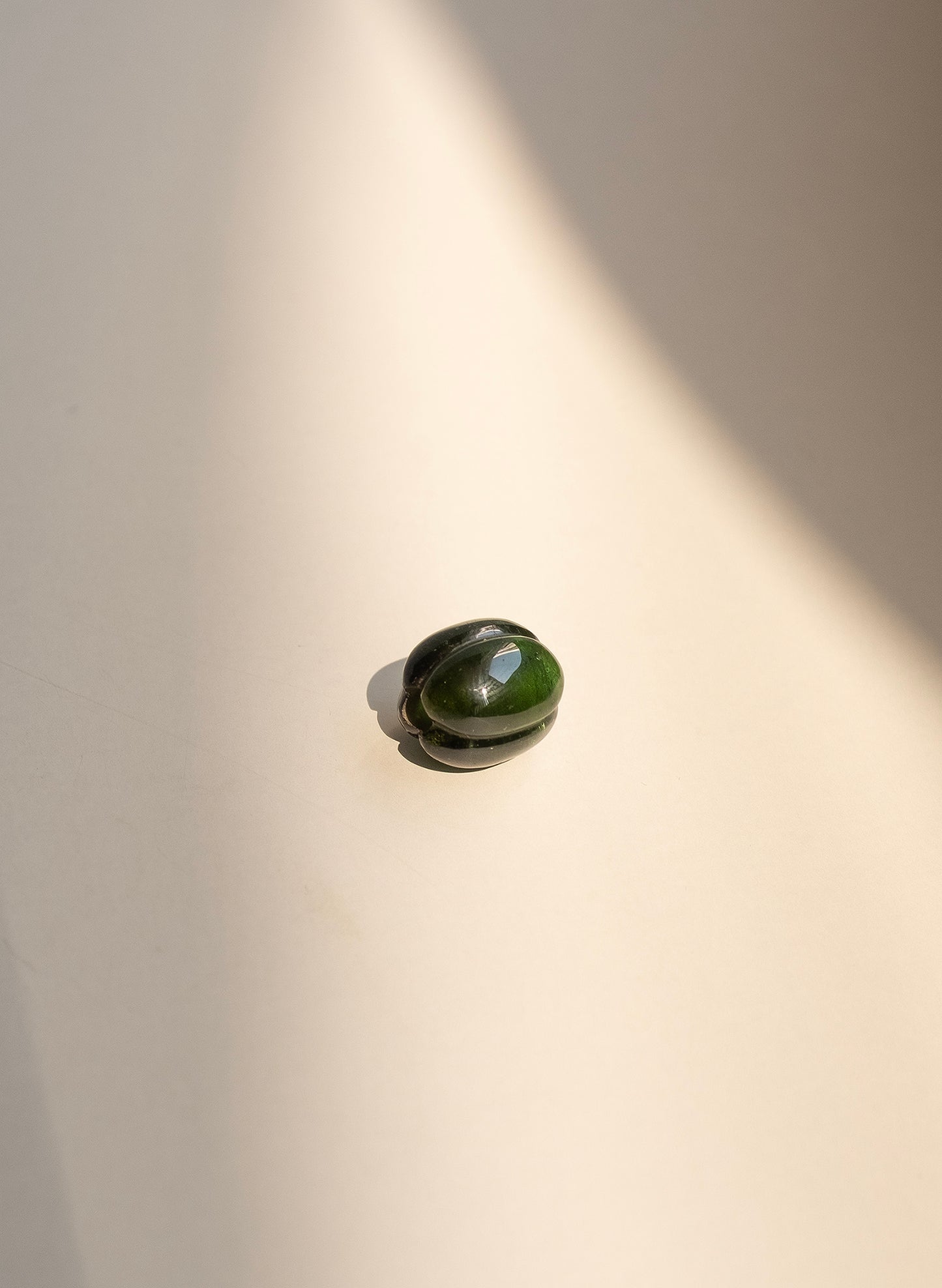 Bora Bead - Green Big Tourmaline