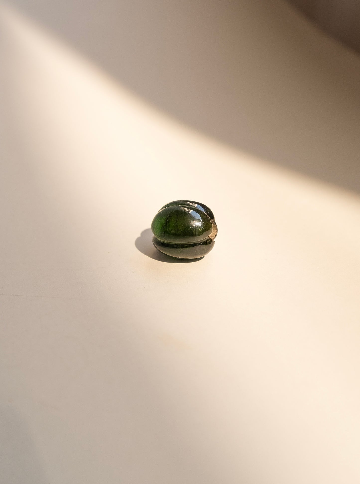 Bora Bead - Green Big Tourmaline