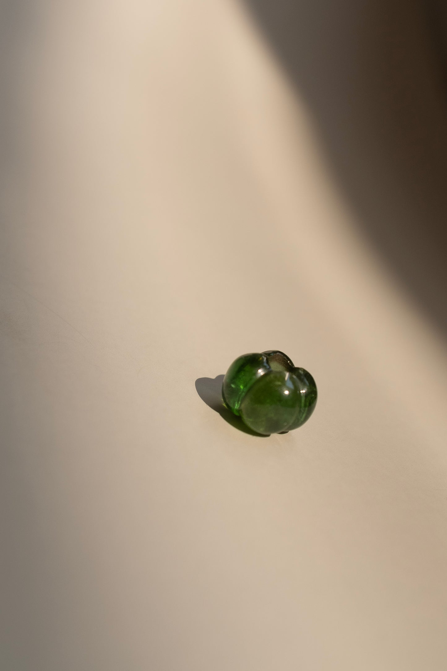 Bora Bead - Bright Green Tourmaline