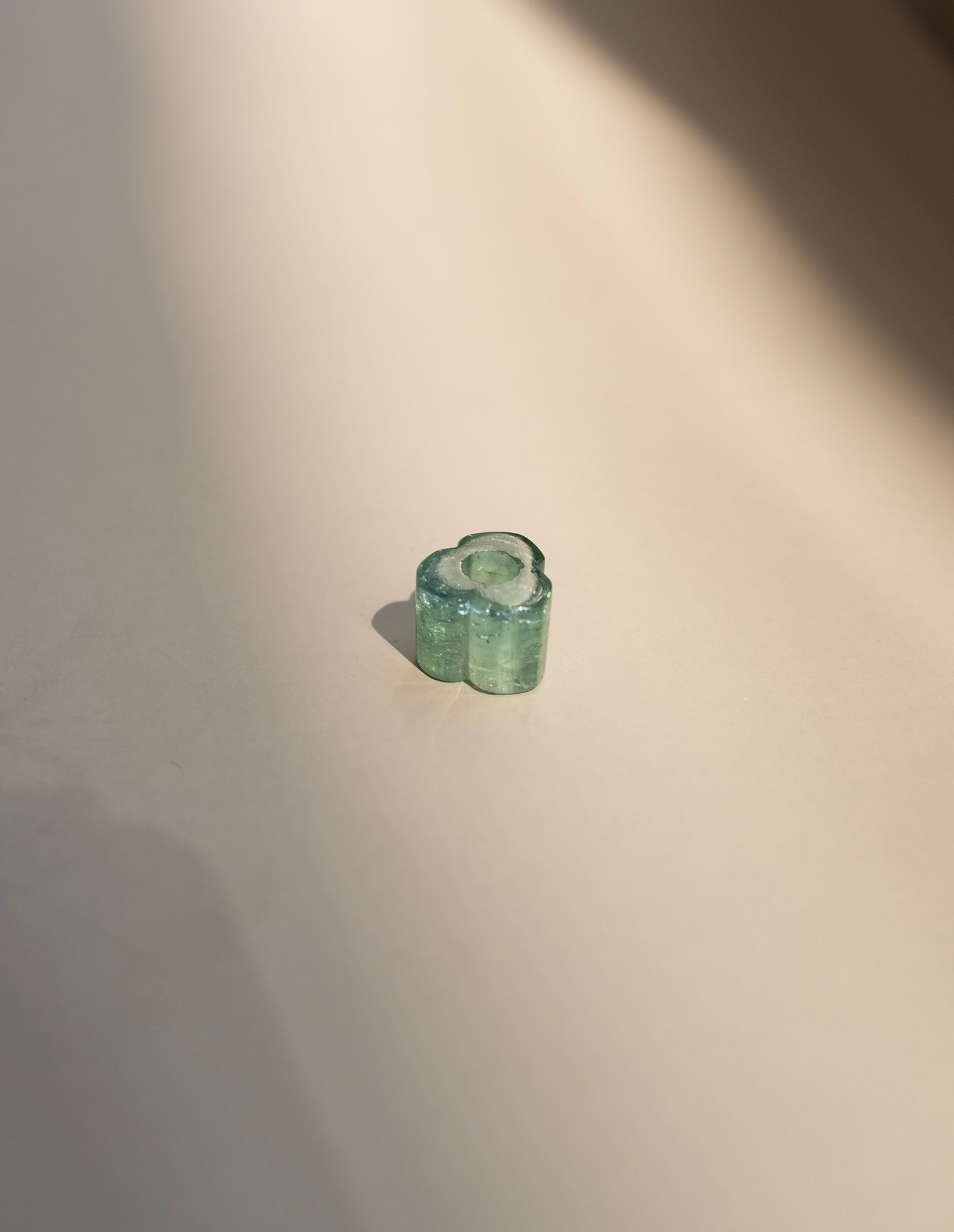 Bora Bead - Tourmaline trifold shaped