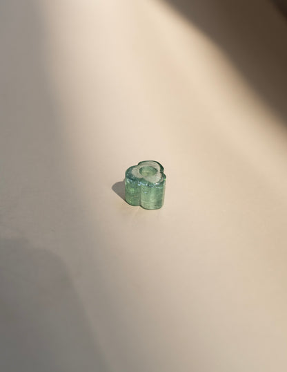 Bora Bead - Tourmaline trifold shaped