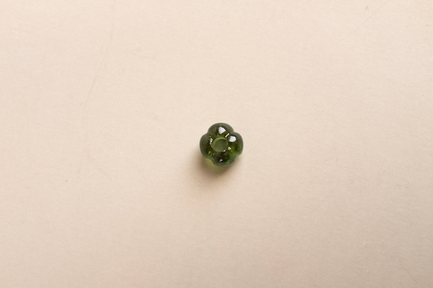 Bora Bead - Bright Green Tourmaline