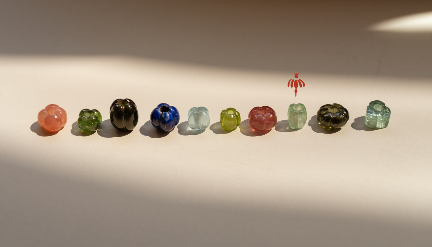 Bora Bead - Blue-green Tourmaline