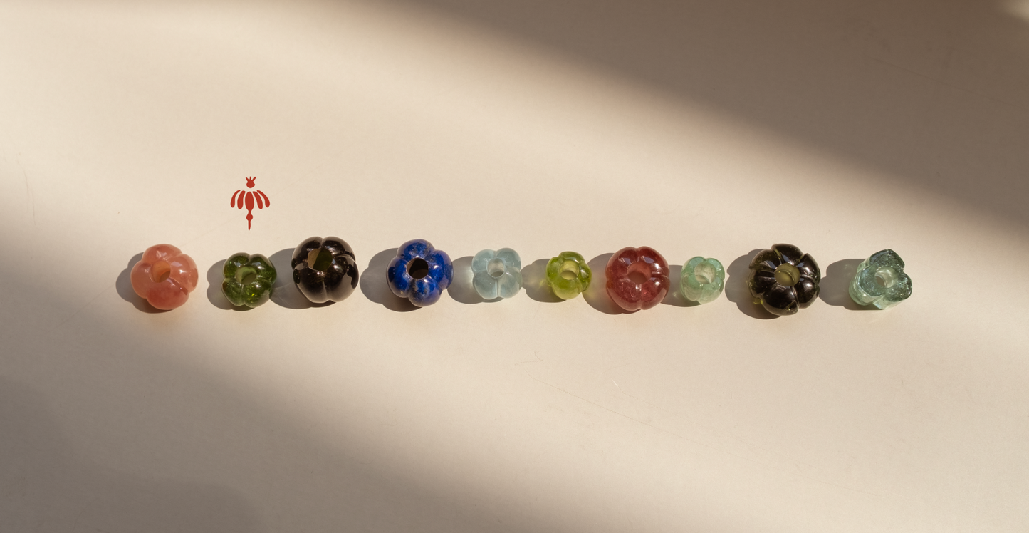 Bora Bead - Bright Green Tourmaline
