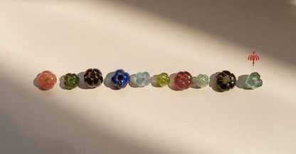 Bora Bead - Tourmaline trifold shaped
